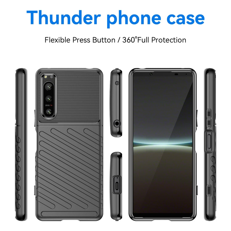 For Sony Xperia 5 IV Thunderbolt Shockproof TPU Protective Phone Case
