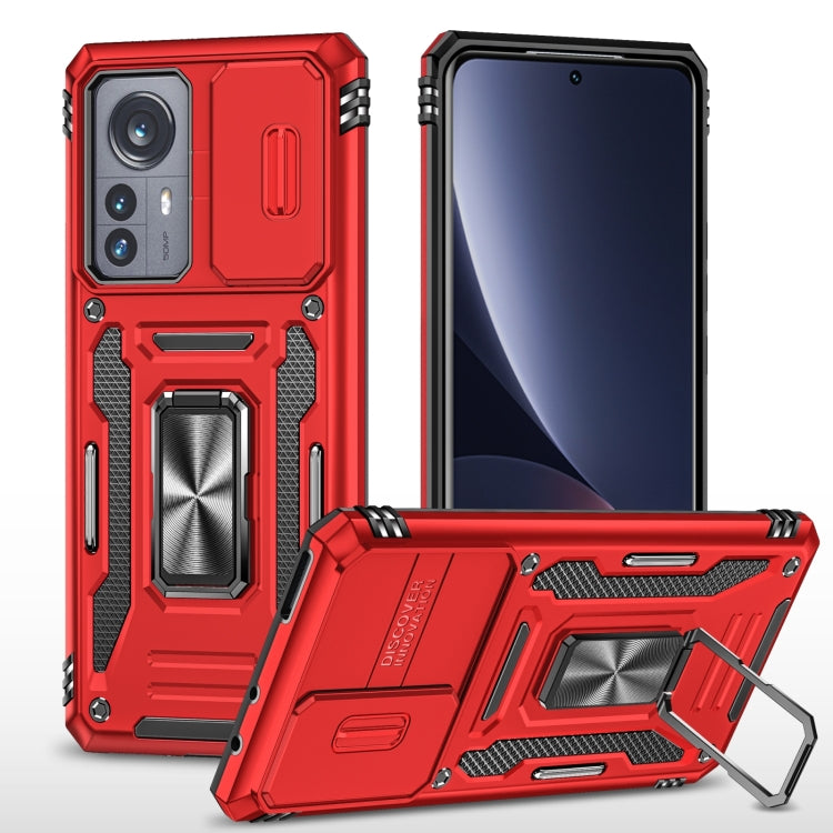 For Xiaomi 12 Armor PC + TPU Camera Shield Phone Case