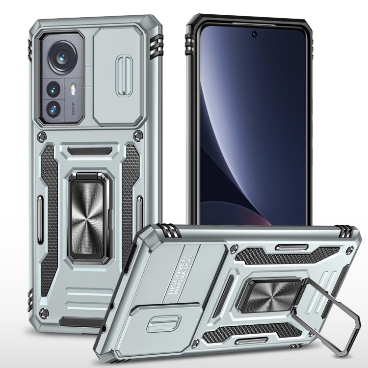 For Xiaomi 12 Armor PC + TPU Camera Shield Phone Case
