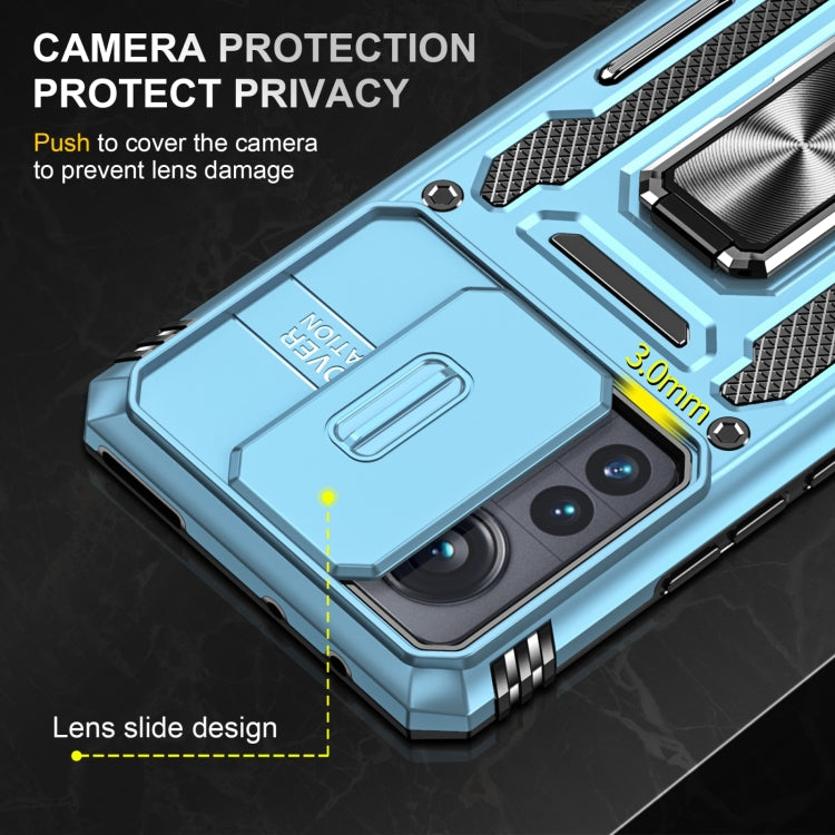 For Xiaomi 12 Armor PC + TPU Camera Shield Phone Case