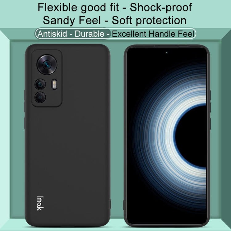 For Xiaomi Redmi K50 Ultra / 12T imak UC-3 Series Shockproof Frosted TPU Phone Case(Black)