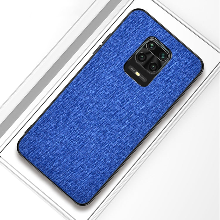 For Xiaomi Redmi Note 9 Pro Shockproof Cloth Texture PC + TPU Protective Case