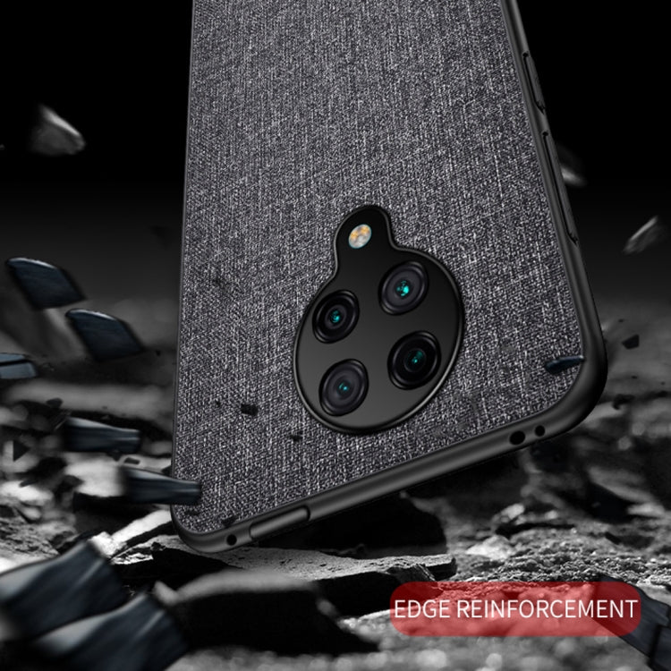 For Xiaomi Redmi K30 Pro Shockproof Cloth Texture PC + TPU Protective Case