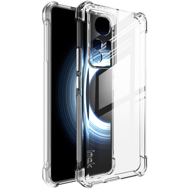 For Xiaomi Redmi K50 Ultra / 12T imak All-inclusive Shockproof Airbag TPU Phone Case(Transparent)