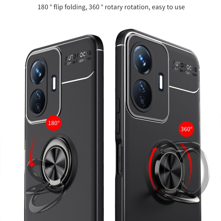 For vivo iQOO/Y77e Metal Ring Holder TPU Phone Case