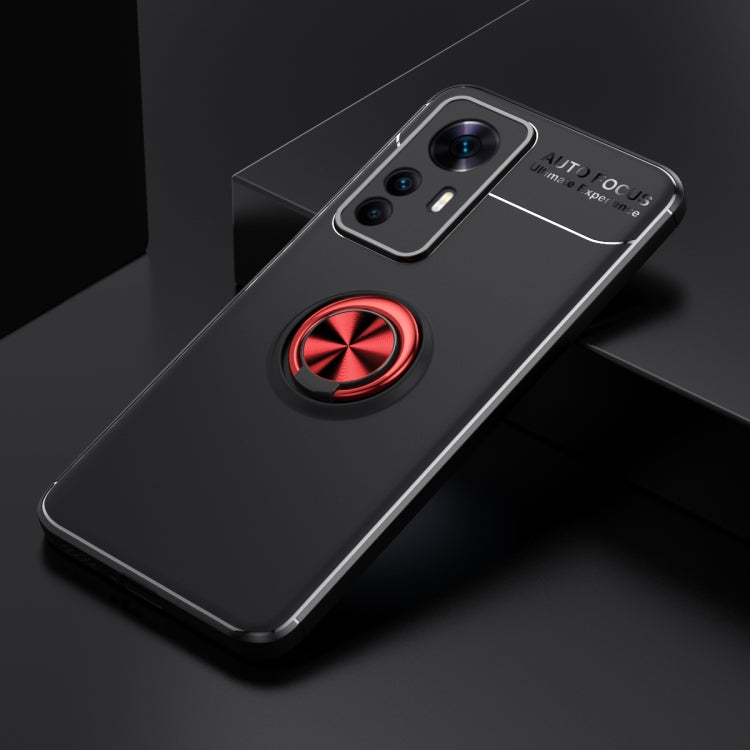 For Xiaomi Redmi K50 Ultra / 12T / 12T Pro Metal Ring Holder TPU Phone Case