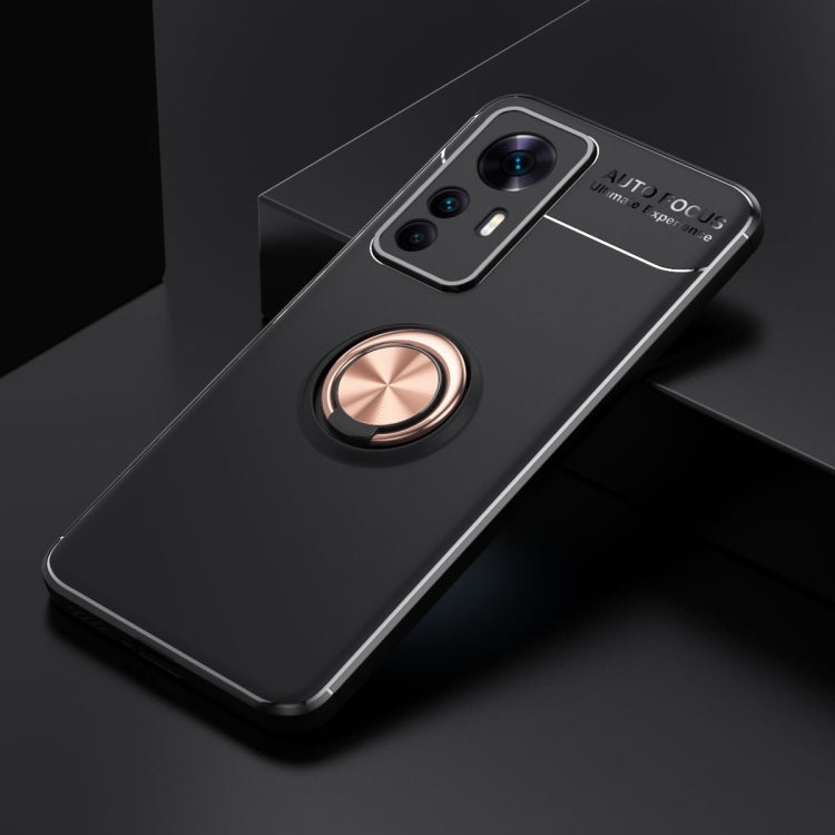 For Xiaomi Redmi K50 Ultra / 12T / 12T Pro Metal Ring Holder TPU Phone Case