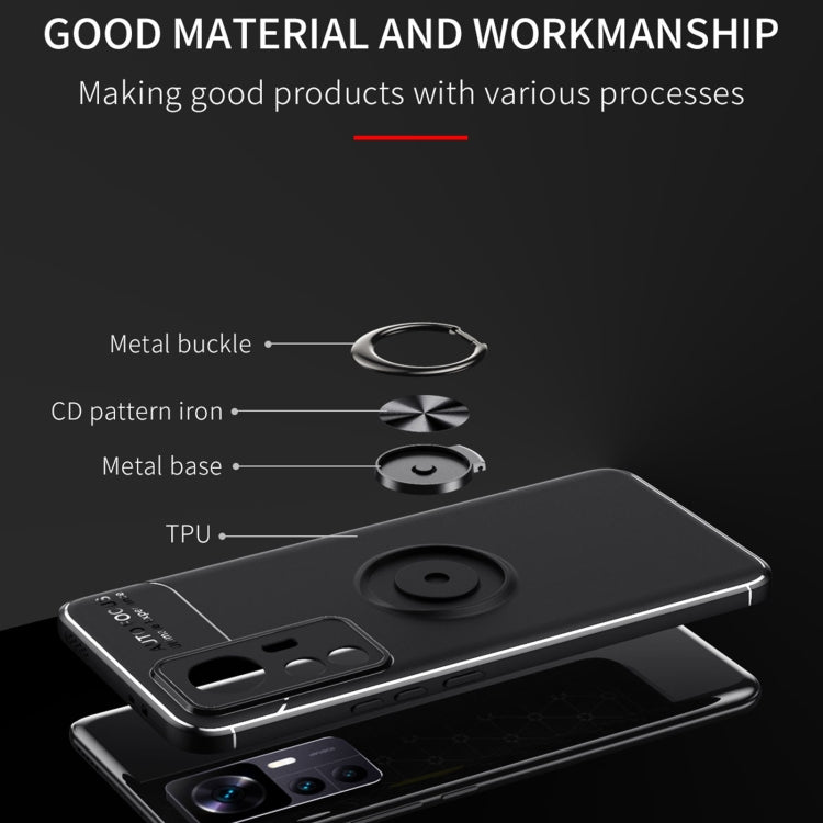 For Xiaomi Redmi K50 Ultra / 12T / 12T Pro Metal Ring Holder TPU Phone Case