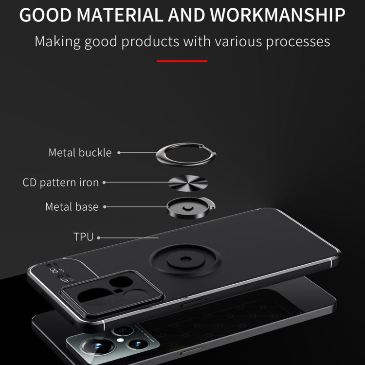 For Realme GT2 Explorer Master Metal Ring Holder TPU Phone Case