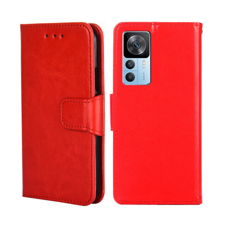 For Xiaomi Redmi K50 Ultra/Xiaomi 12T/Xiaomi 12T Pro Crystal Texture Horizontal Flip Leather Phone Case