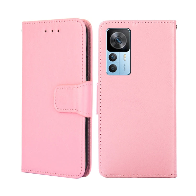For Xiaomi Redmi K50 Ultra/Xiaomi 12T/Xiaomi 12T Pro Crystal Texture Horizontal Flip Leather Phone Case