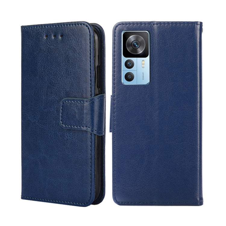 For Xiaomi Redmi K50 Ultra/Xiaomi 12T/Xiaomi 12T Pro Crystal Texture Horizontal Flip Leather Phone Case