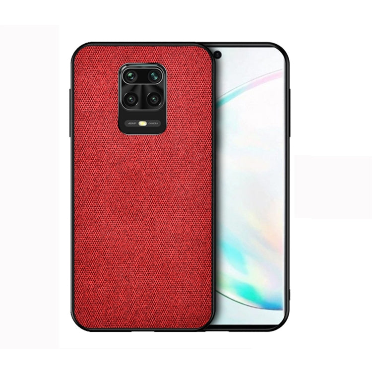 For Xiaomi Redmi Note 9 Pro Shockproof Cloth Texture PC + TPU Protective Case