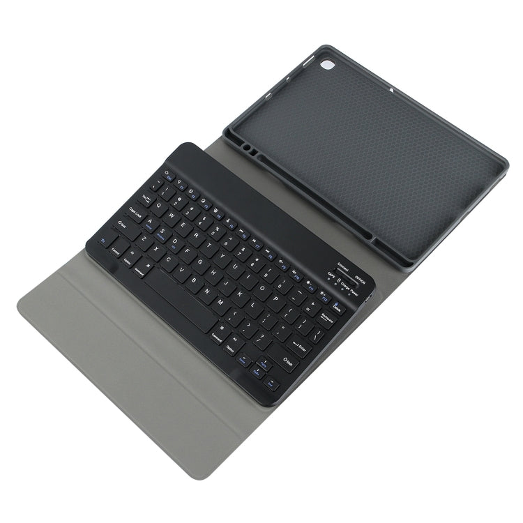 Square Cap Bluetooth Keyboard Leather Case with Pen Slot For Samsung Galaxy Tab S7