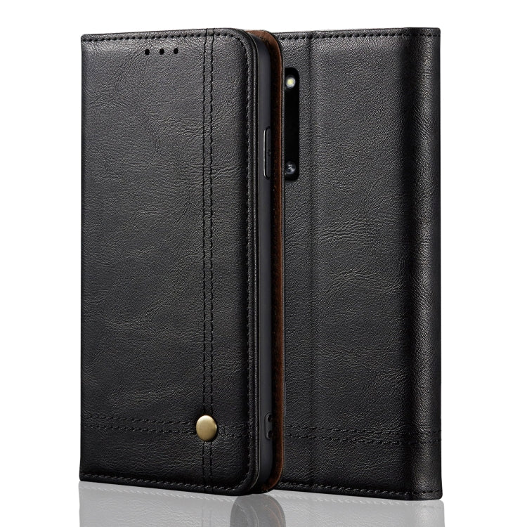For OPPO Reno 3 5G / Reno 3 Youth Retro Crazy Horse Texture Horizontal Flip Leather Case , with Card Slots & Holder & Wallet