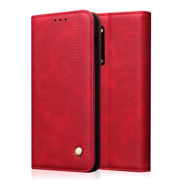 For OPPO Reno 3 5G / Reno 3 Youth Retro Crazy Horse Texture Horizontal Flip Leather Case , with Card Slots & Holder & Wallet