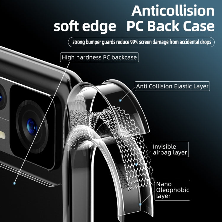 For Xiaomi Redmi K50 Ultra / 12T / 12T Pro Ice Crystal PC + TPU Phone Case