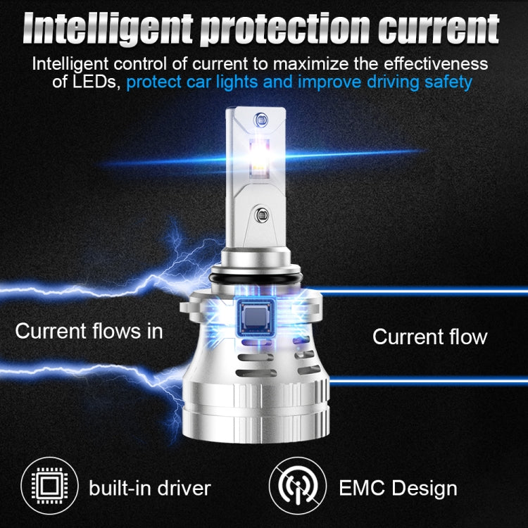 K9 1 Pair 9006 / HB4 6000K / 3000LM / 30W / DC10-32V IP68 Waterproof Car LED Headlight