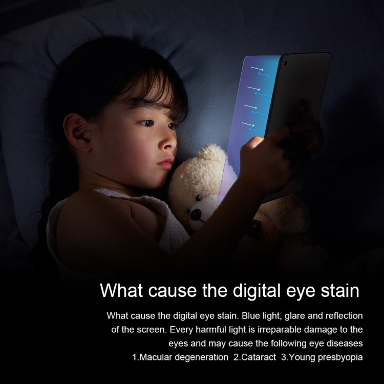 For Xiaomi Pad 5 Pro 12.4 NILLKIN V+ Series 0.33mm 4H Anti-blue Ray Tempered Glass Film