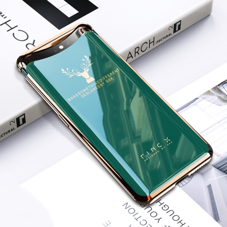 For OPPO Find X GKK PC + Solid Color Plating Protective Case
