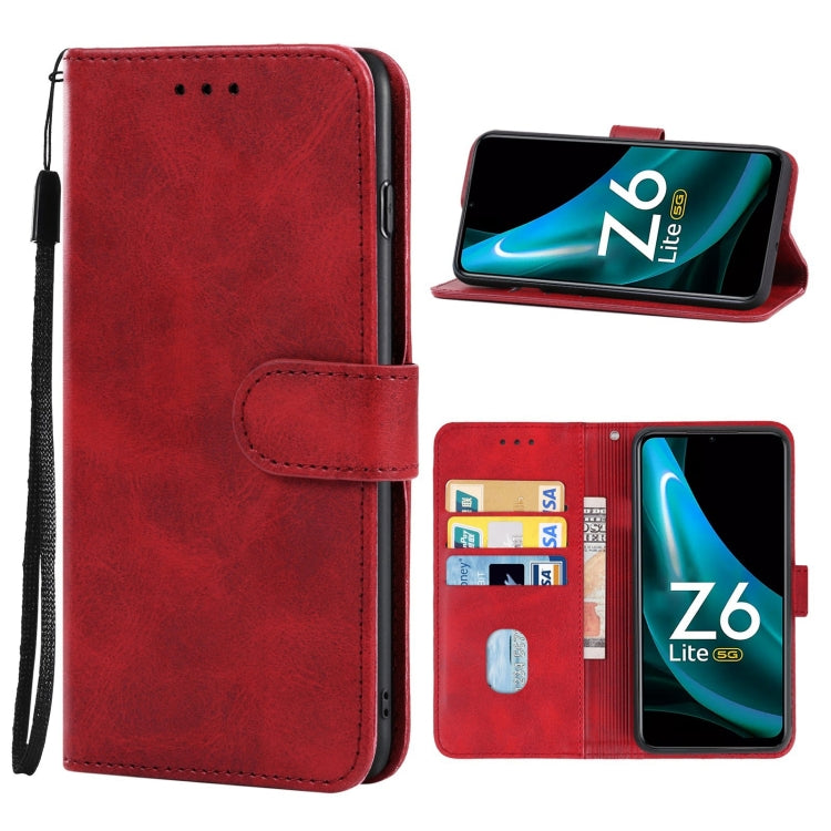 For vivo iQOO Z6 Lite Leather Phone Case