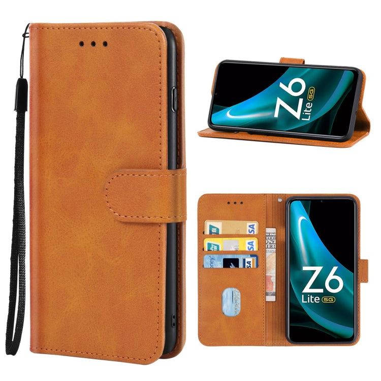 For vivo iQOO Z6 Lite Leather Phone Case
