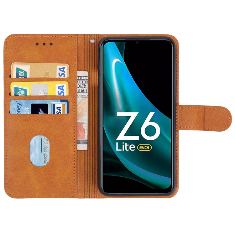 For vivo iQOO Z6 Lite Leather Phone Case