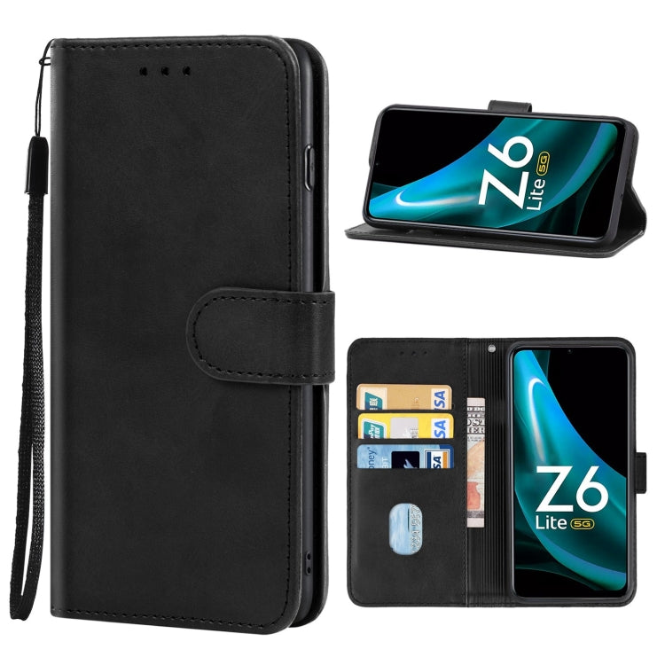 For vivo iQOO Z6 Lite Leather Phone Case