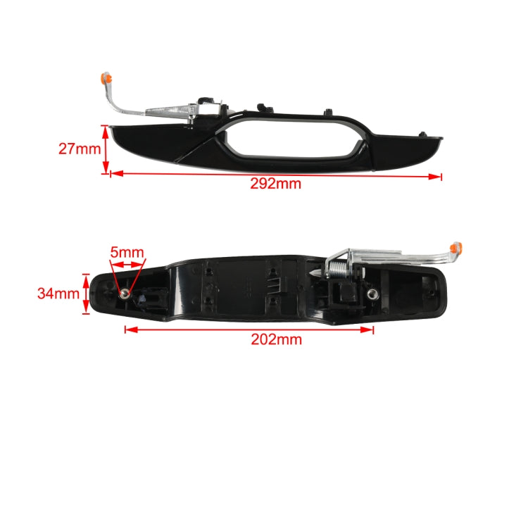 A7613-04 Car Rear Right Door Outside Handle 25890260 for Chevrolet / GMC