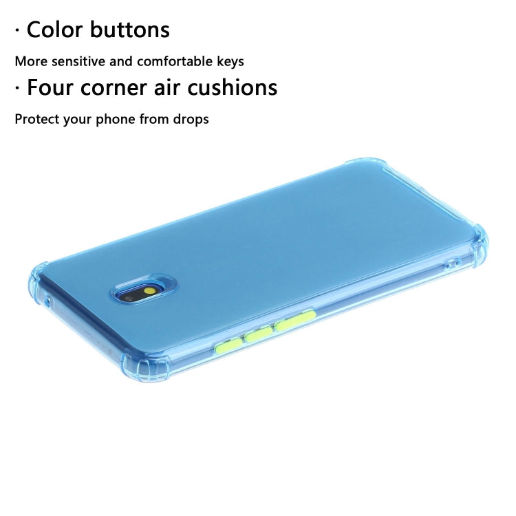 For Xiaomi Redmi 8A Shockproof TPU Transparent Protective Case