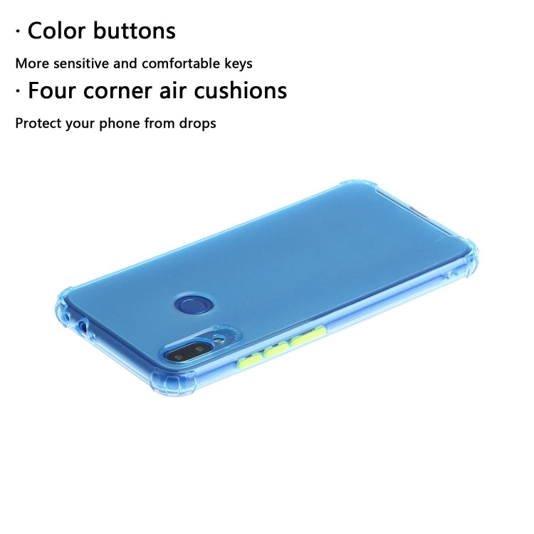 For Xiaomi Redmi Note 7 Shockproof TPU Transparent Protective Case