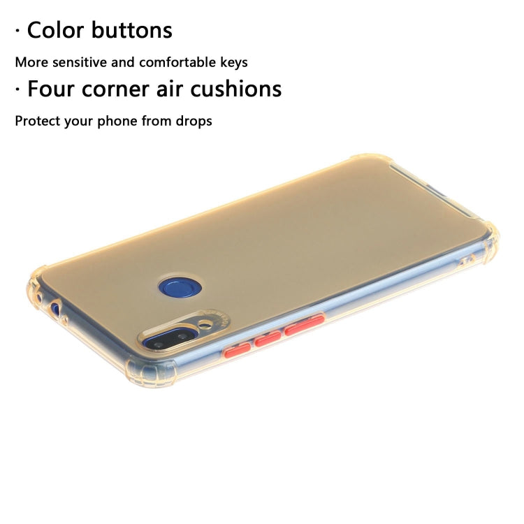 For Xiaomi Redmi Note 7 Shockproof TPU Transparent Protective Case