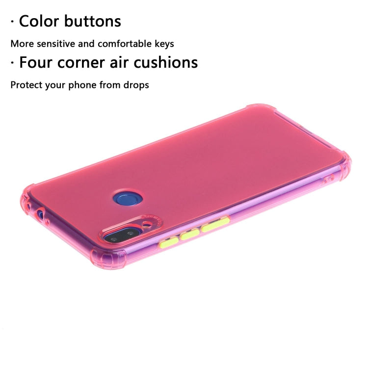 For Xiaomi Redmi Note 7 Shockproof TPU Transparent Protective Case