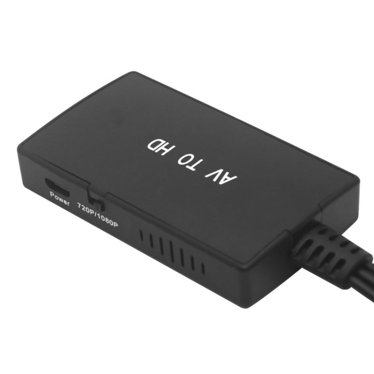 AV to HDTV HD Video Adapter Converter Supports 1080P