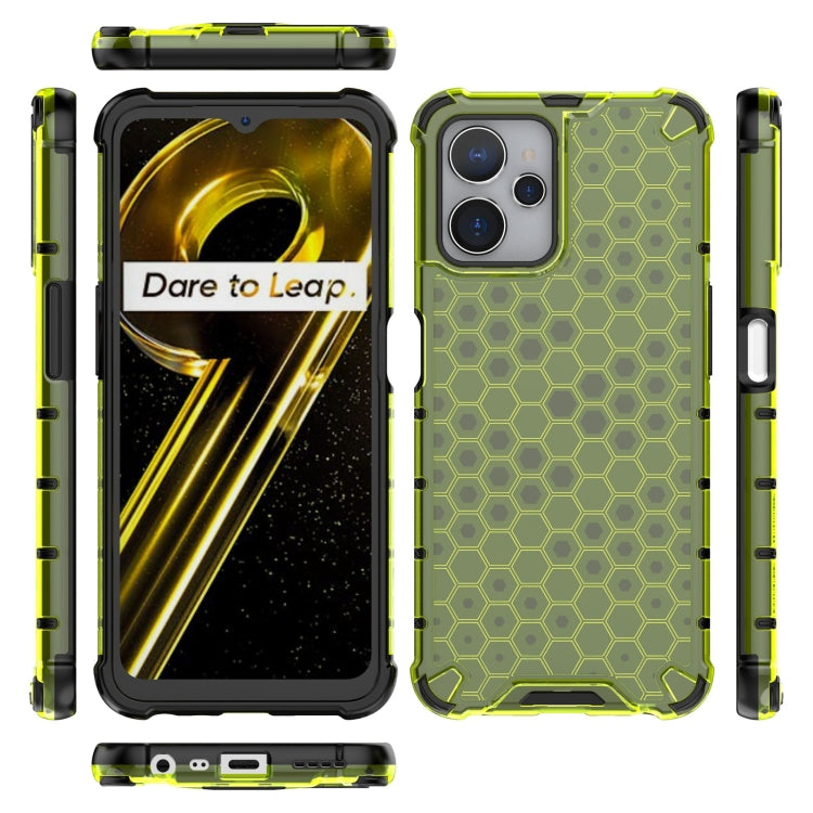 For Realme i9 5G Lanyard Honeycomb Phone Case