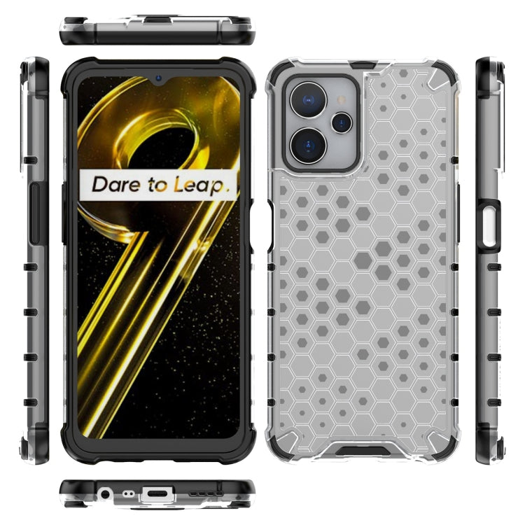 For Realme i9 5G Lanyard Honeycomb Phone Case