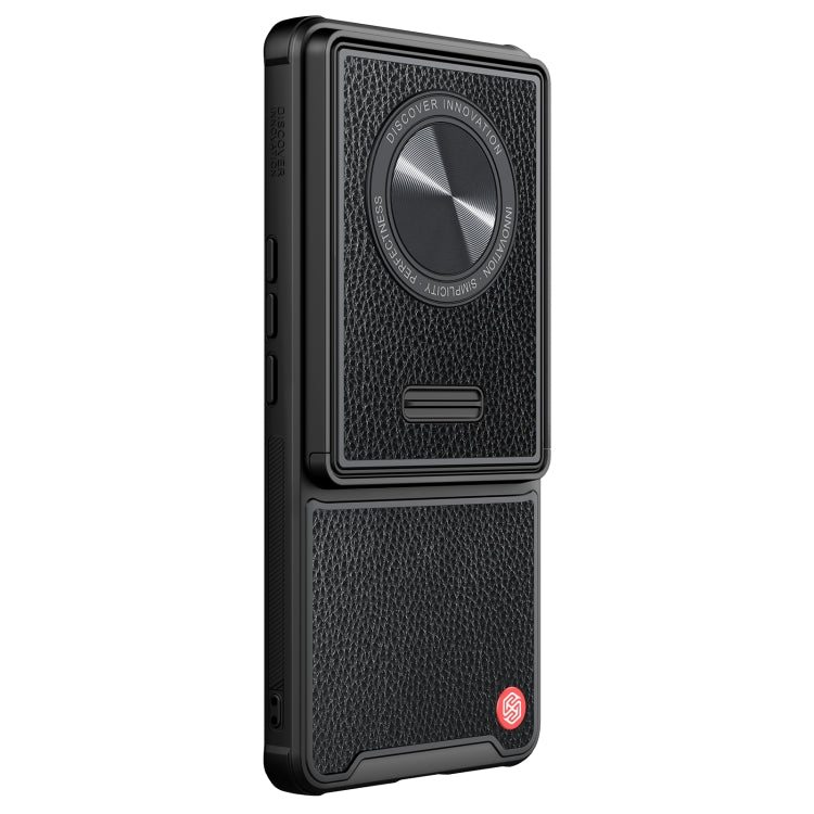 For Xiaomi 12S Ultra NILLKIN Leather Texture Collector Edition Phone Case(Black)