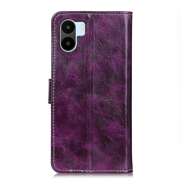 For Xiaomi Redmi A1 Retro Crazy Horse Texture Leather Phone Case