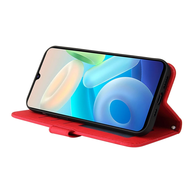 For vivo Y75 4G / S10e Skin Feel Life Tree Metal Button Leather Phone Case