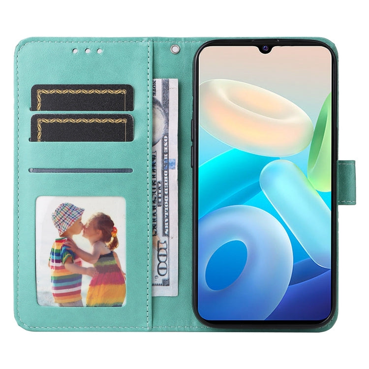 For vivo Y75 4G / S10e Embossed Sunflower Leather Phone Case