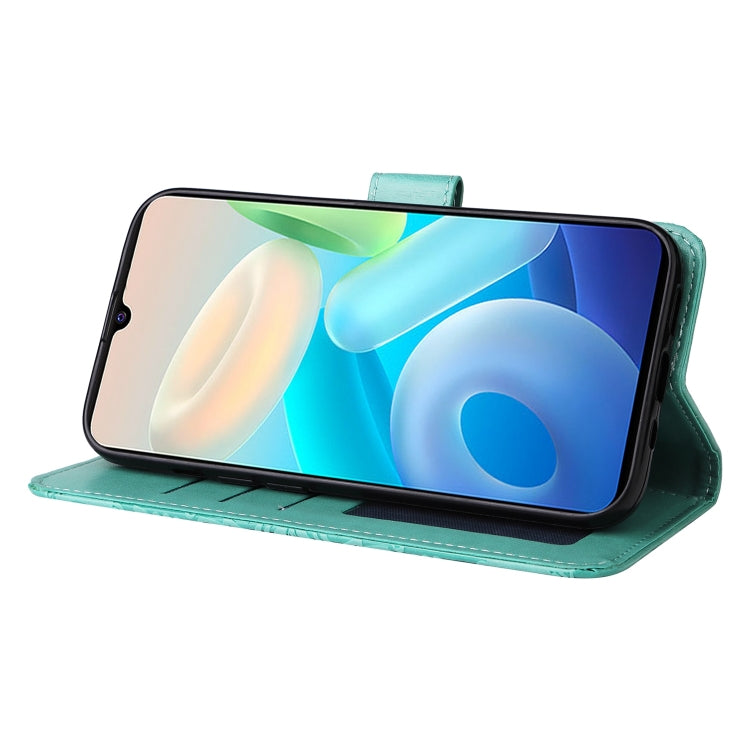 For vivo Y75 4G / S10e Embossed Sunflower Leather Phone Case