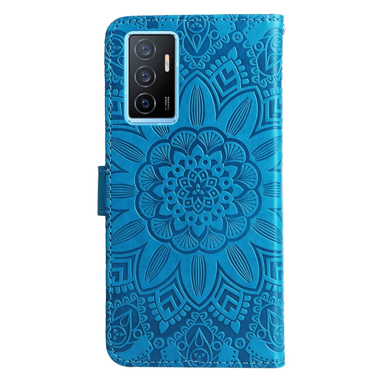For vivo Y75 4G / S10e Embossed Sunflower Leather Phone Case