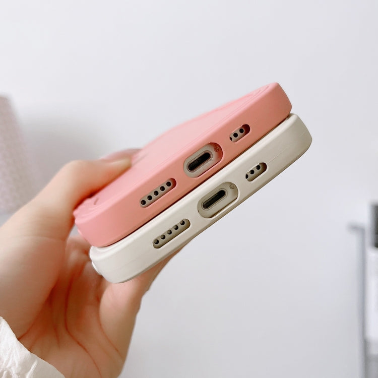 For iPhone 12 mini Wave Edge Silicone Phone Case