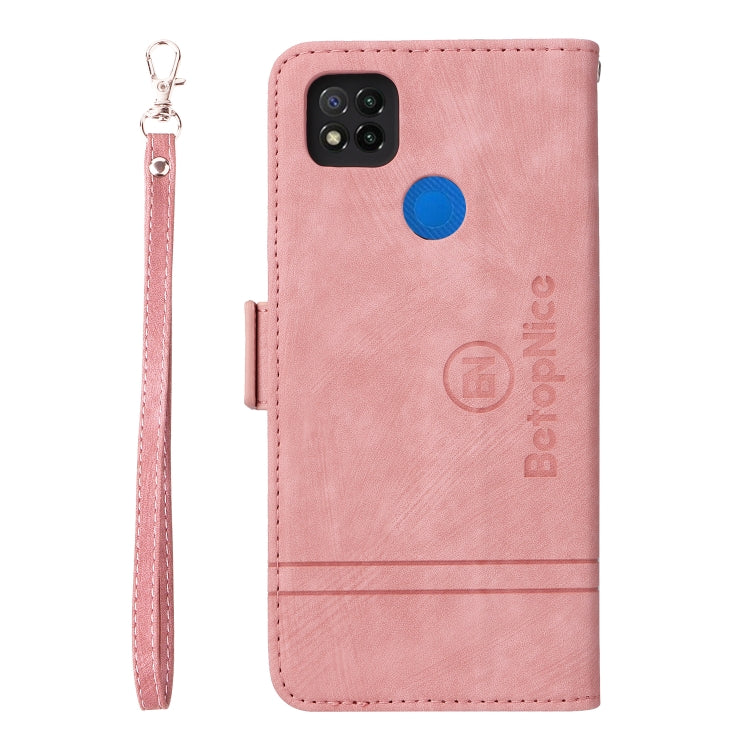 For Xiaomi Redmi 9C BETOPNICE Dual-side Buckle Leather Phone Case