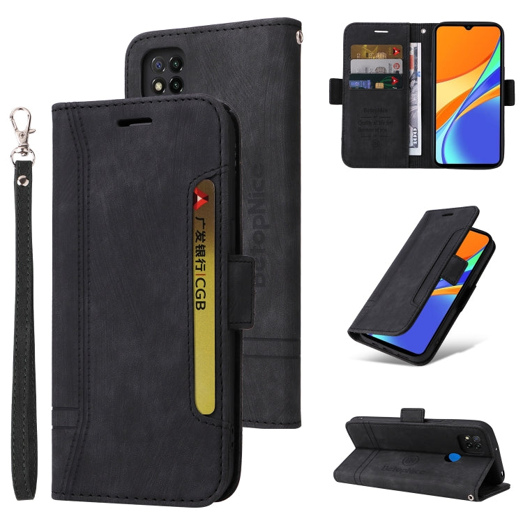 For Xiaomi Redmi 9C BETOPNICE Dual-side Buckle Leather Phone Case