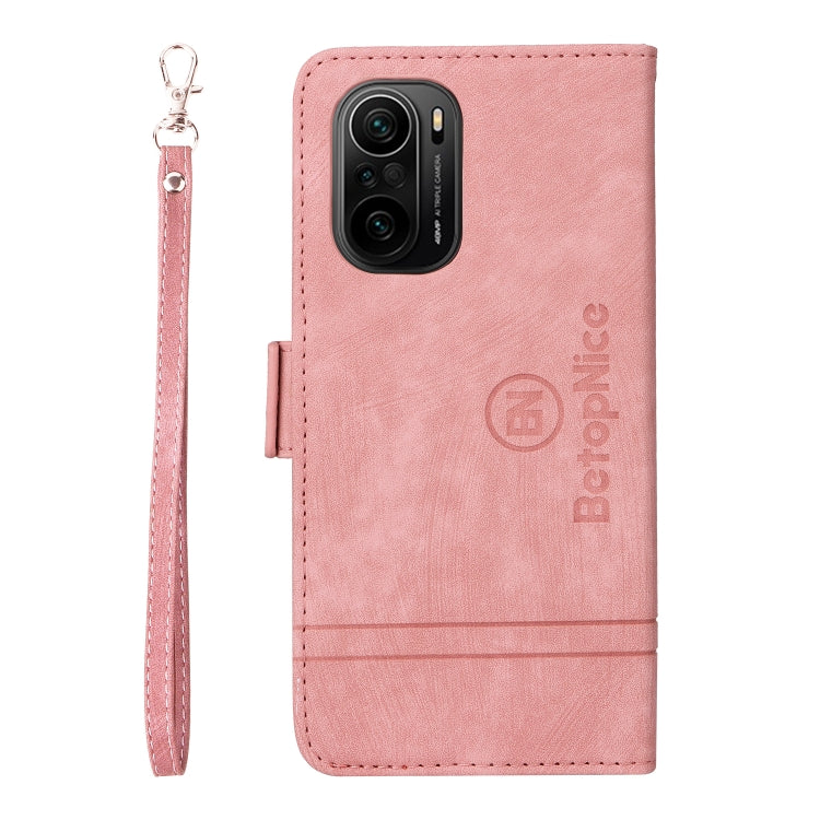 For Xiaomi Redmi K40 BETOPNICE Dual-side Buckle Leather Phone Case