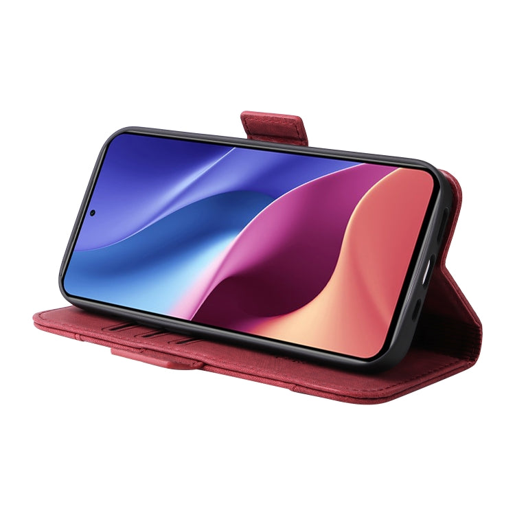 For Xiaomi Redmi K40 BETOPNICE Dual-side Buckle Leather Phone Case