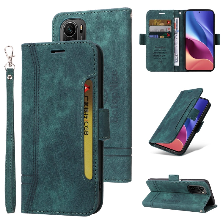 For Xiaomi Redmi K40 BETOPNICE Dual-side Buckle Leather Phone Case
