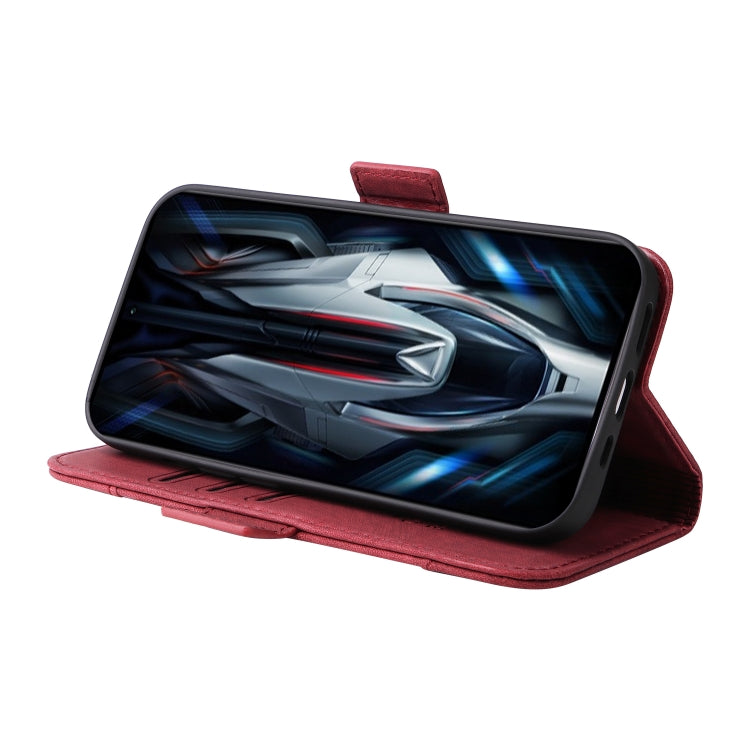 For Xiaomi Redmi K50 Gaming BETOPNICE Dual-side Buckle Leather Phone Case