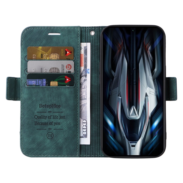 For Xiaomi Redmi K50 Gaming BETOPNICE Dual-side Buckle Leather Phone Case